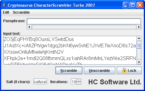 CharacterScrambler screenshot